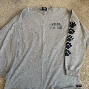 Vintage JanSport Penn State University Long Sleeve Paw Print Logo Shirt